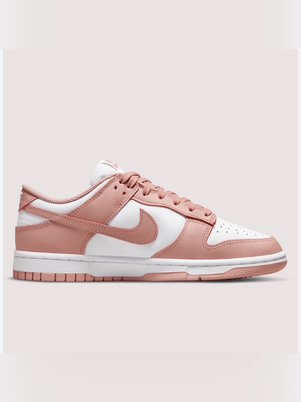 Nike Dunk Low Women’s Sneaker White / Rose Whisper SZ 11